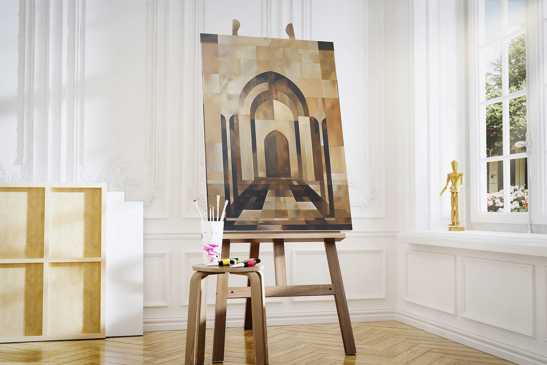The Timeless Canvas — Visual Concept